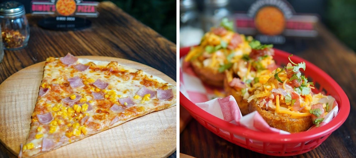 Bimbo's Pizza Menu